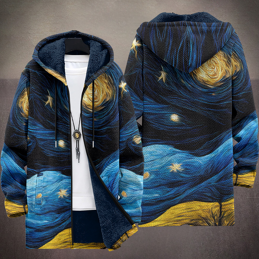 Godelinde | Starry Night Hooded Cardigan
