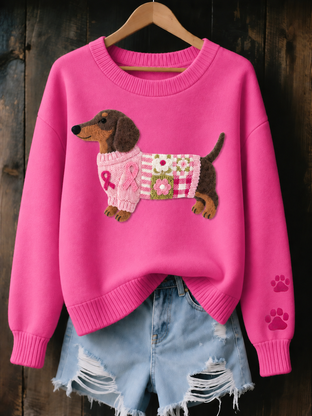 Myron | Dachshund Knit Sweater