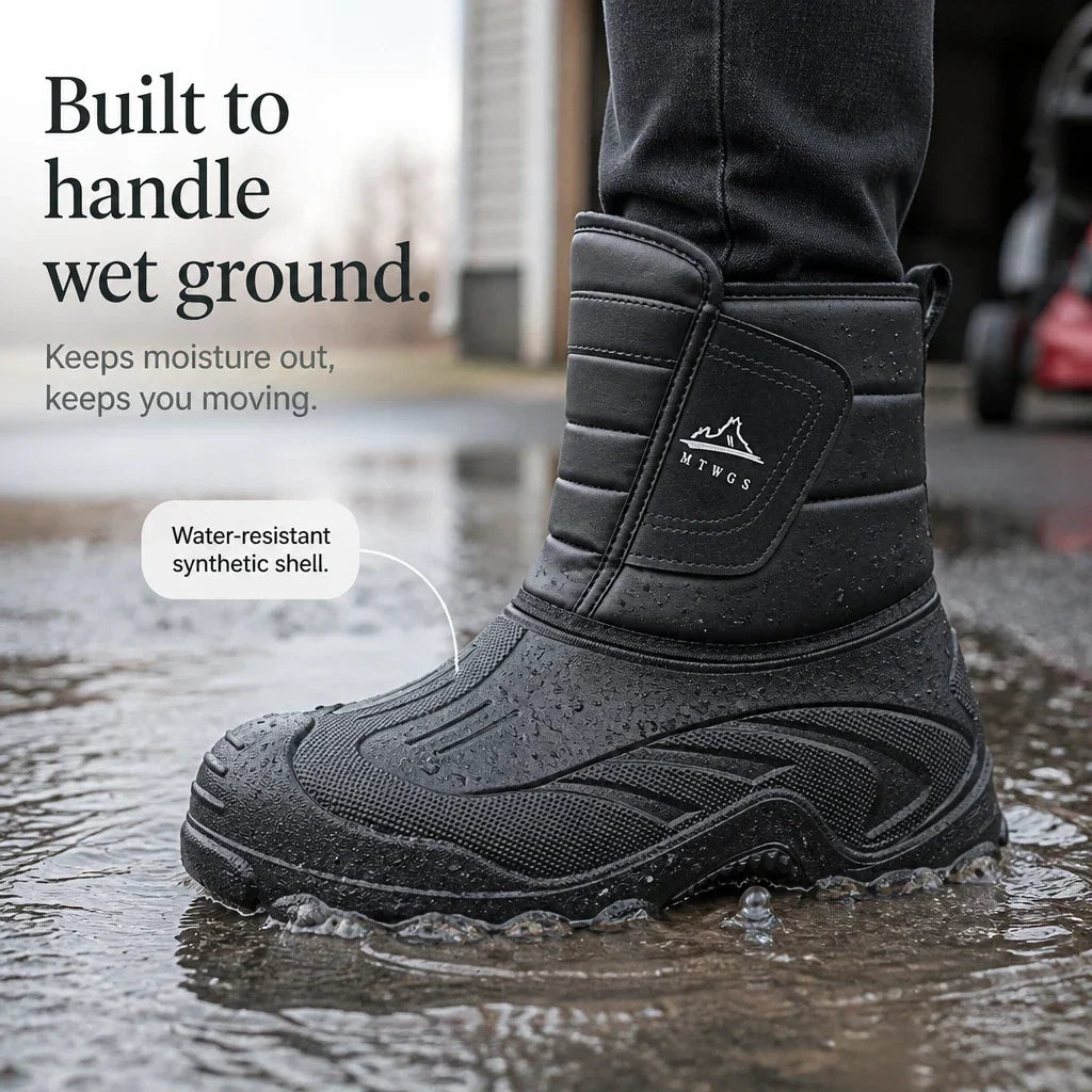Snowlune – Plush-Lined Pull-On Winter Boots
