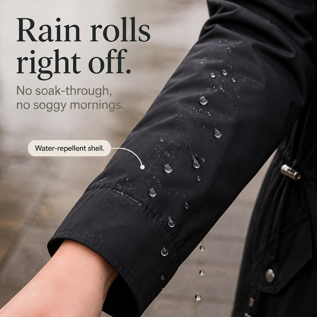 Rainella – Adjustable Waist Hooded Waterproof Jacket