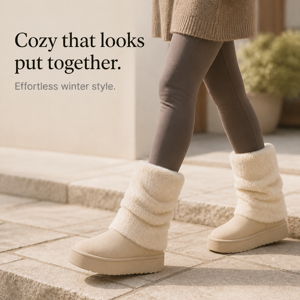 SnugLift – Faux-Fur Platform Mid-Calf Winter Boots