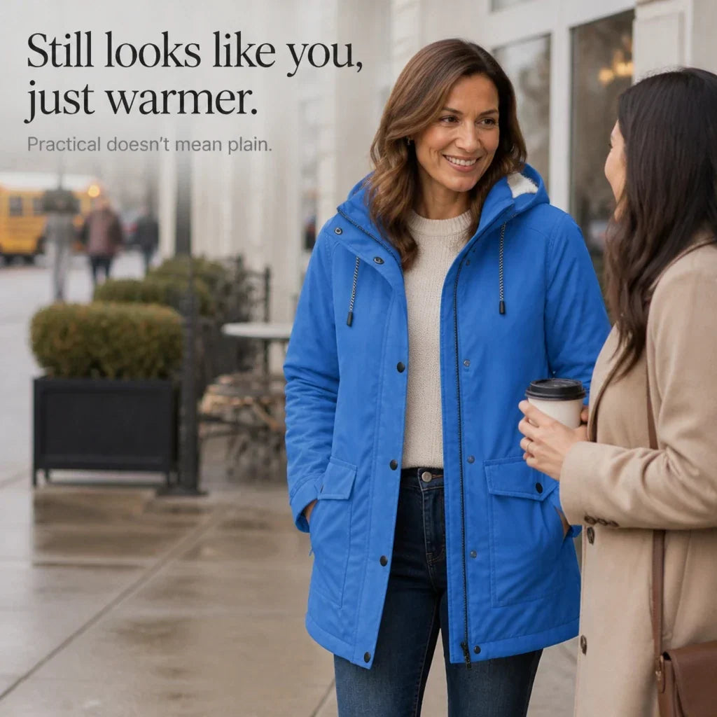 Windora – Fleece-Lined Hooded Winter Jacket