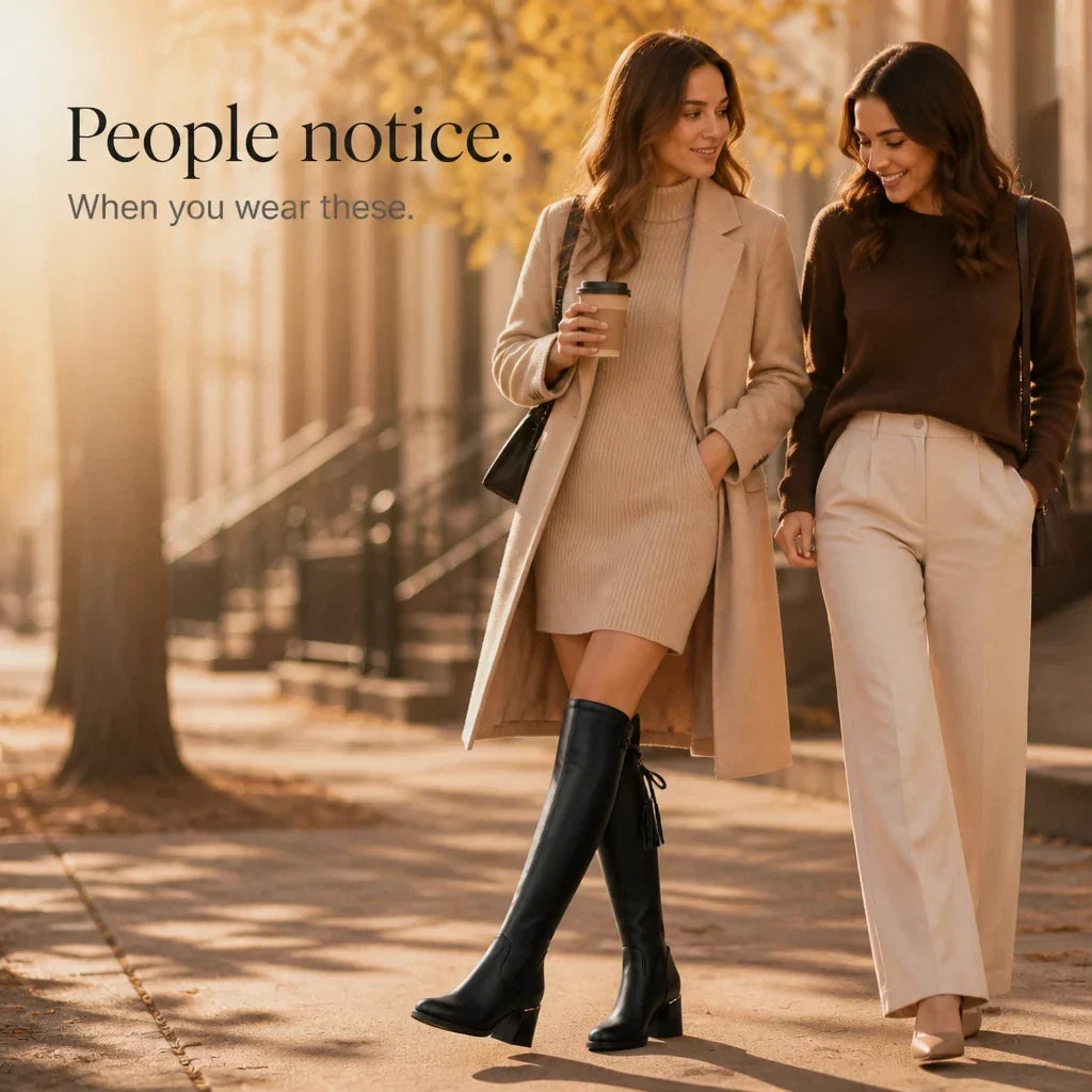 Legloria – Stretch Over-The-Knee Heeled Boots
