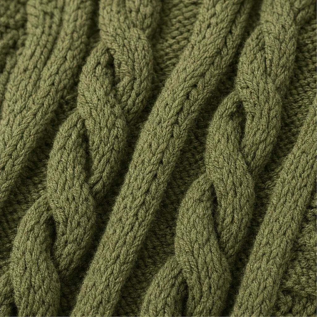 Cablehaven – Oversized Cable-Knit Long Cardigan