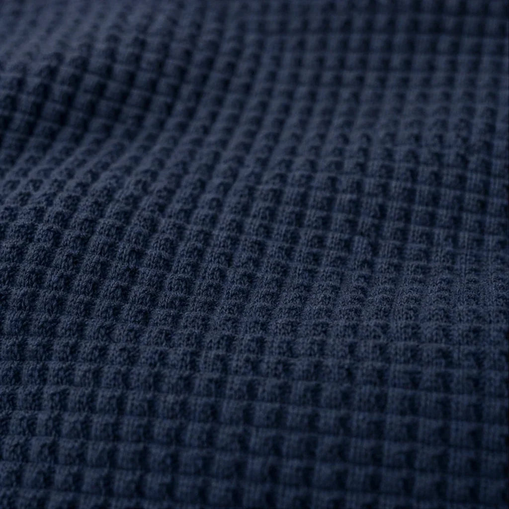 Waffle & Wear – Waffle-Knit Crew-Neck Top