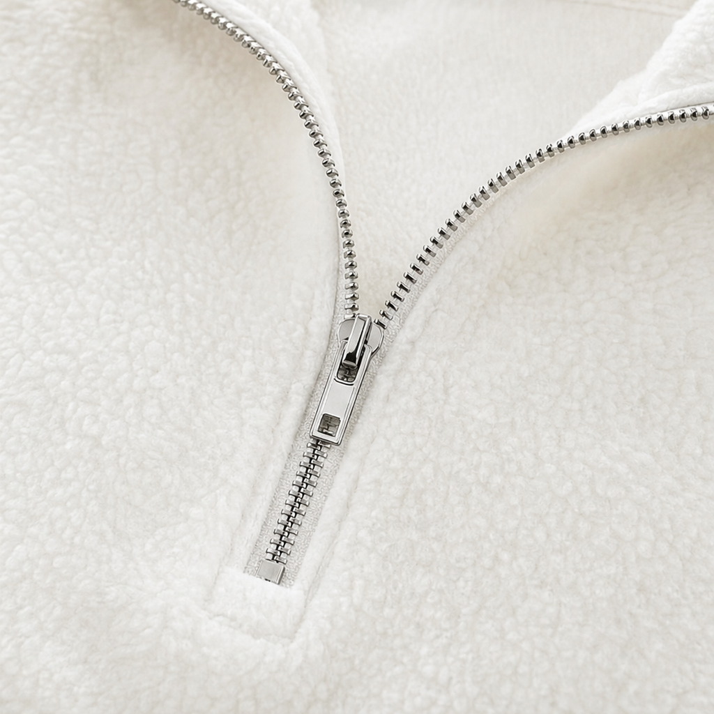 Easewell – Drop-Shoulder Quarter-Zip Pullover