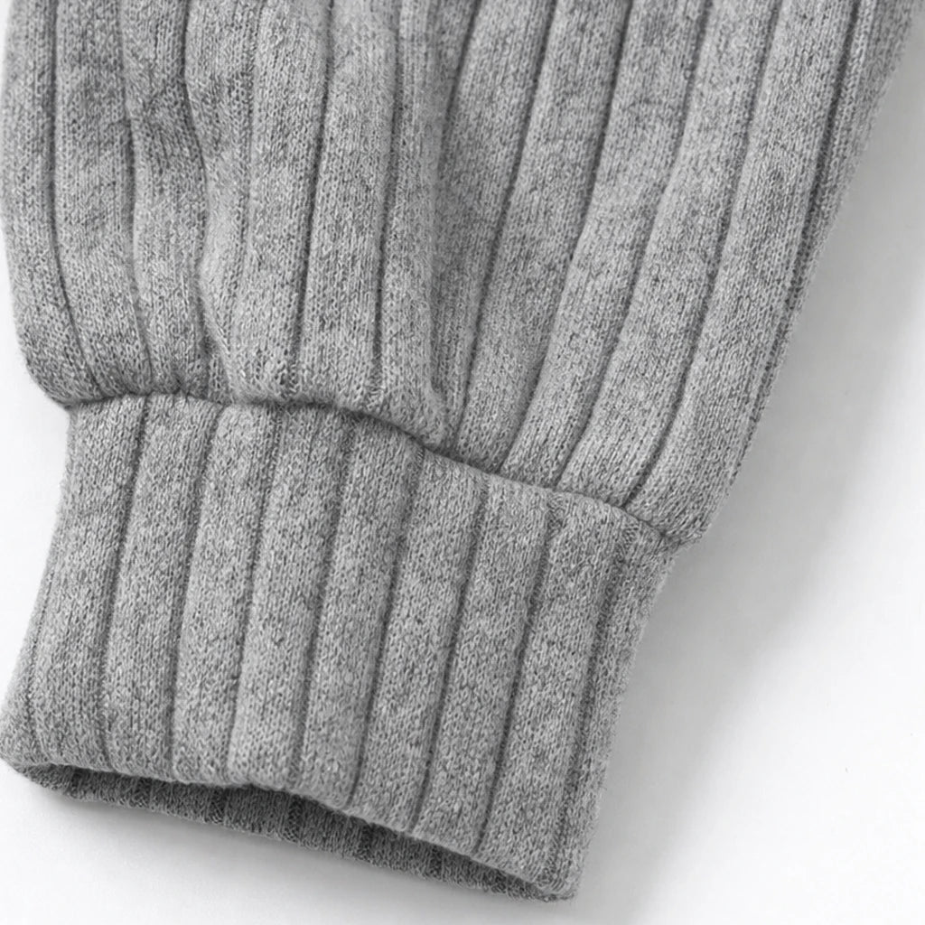 Cozy Rib – Ribbed Knit Tunic With Pockets