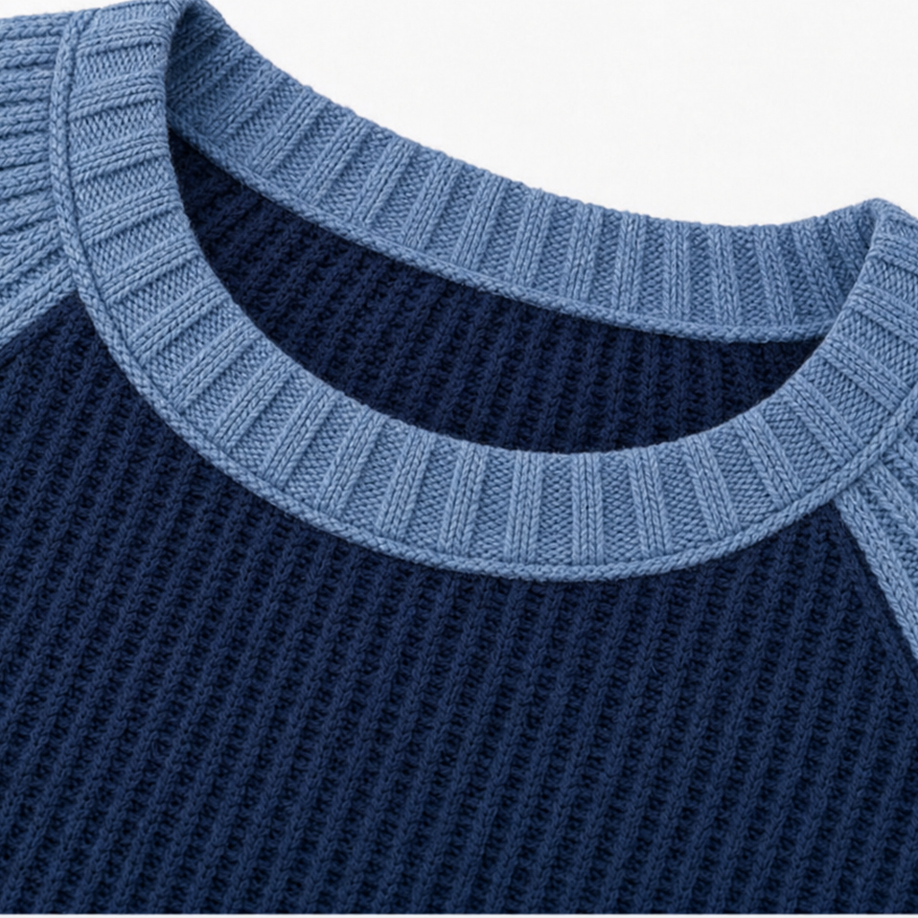 Waffle West – Western Waffle-Knit Raglan Sleeve Top
