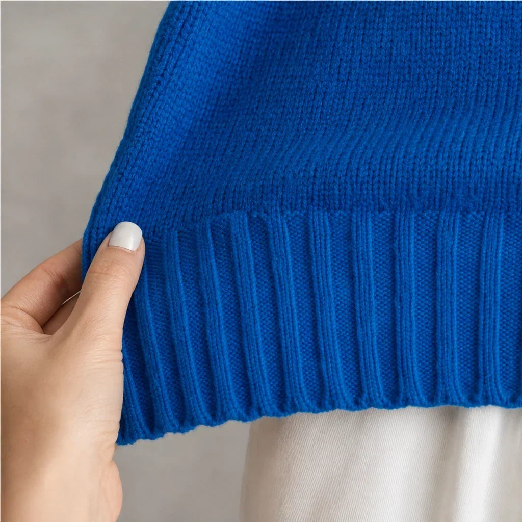 Buttonelle – Button-Detail Textured Knit Sweater Vest