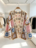 Marisol | Hollow Crochet Open Cardigan
