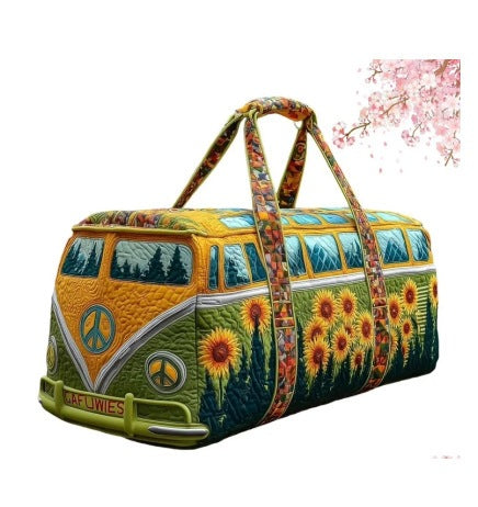 Goldenvana | Quilted Travel Duffle Bag