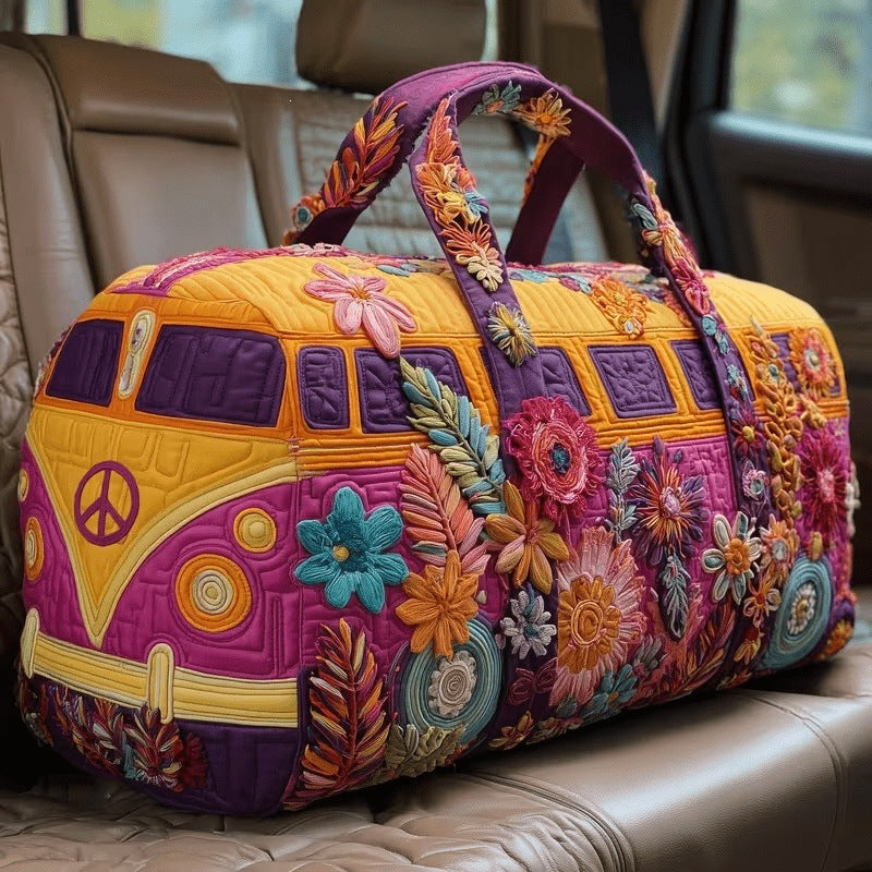 Floravana | Quilted Travel Duffle Bag