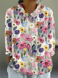 Jill | Artistic Floral Top