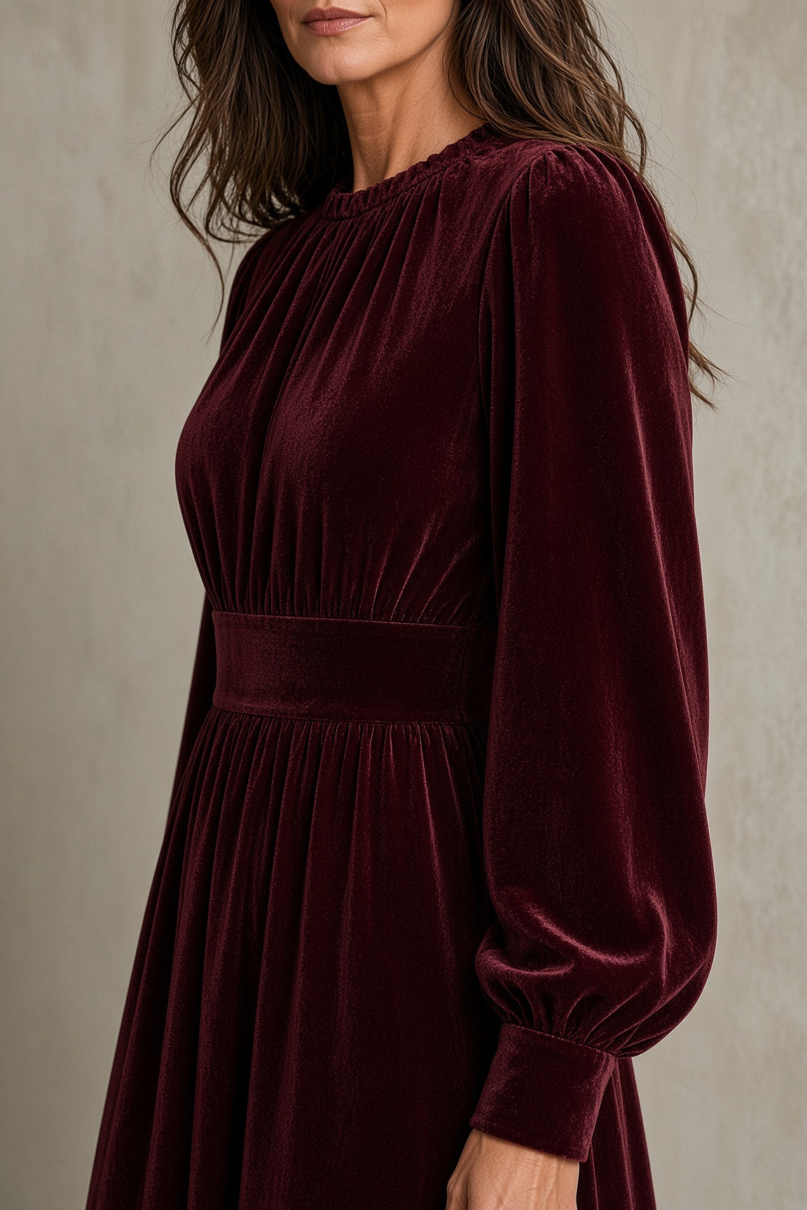 Elena | Velvet Maxi Dress