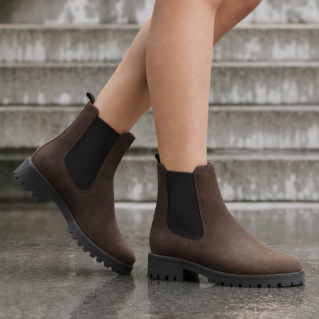 Everstride – Brown Chelsea Ankle Boots