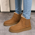 Snowelle – Plush-Lined Slip-On Ankle Boots
