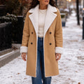 Everleigh – Camel Sherpa-Lined-Look Winter Coat