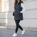 Coverelle – Long Hooded Puffer Vest