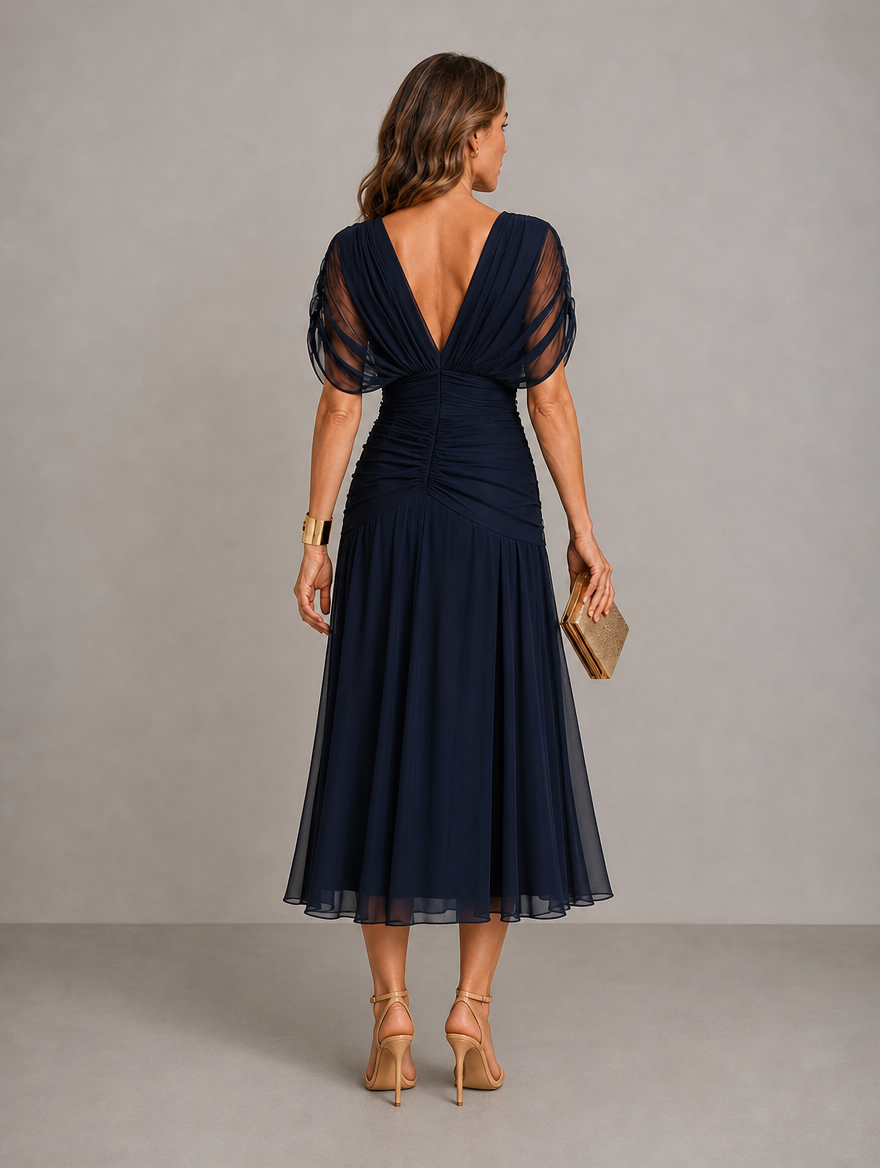 Willow | Pleated Flowing Dress