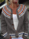 Gabriella | Fair Isle Knit Cardigan