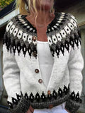 Alexa | Fair Isle Knit Cardigan