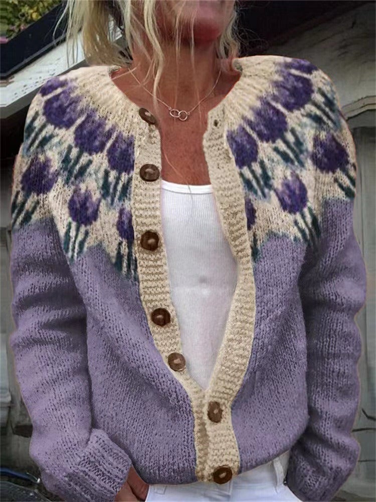 Josefien | Fair Isle Knit Cardigan