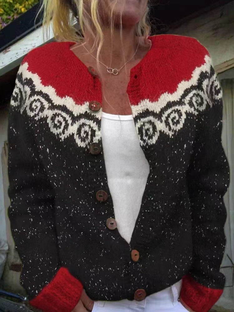 Taylor | Fair Isle Knit Cardigan