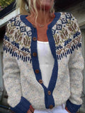 Hailey | Fair Isle Knit Cardigan