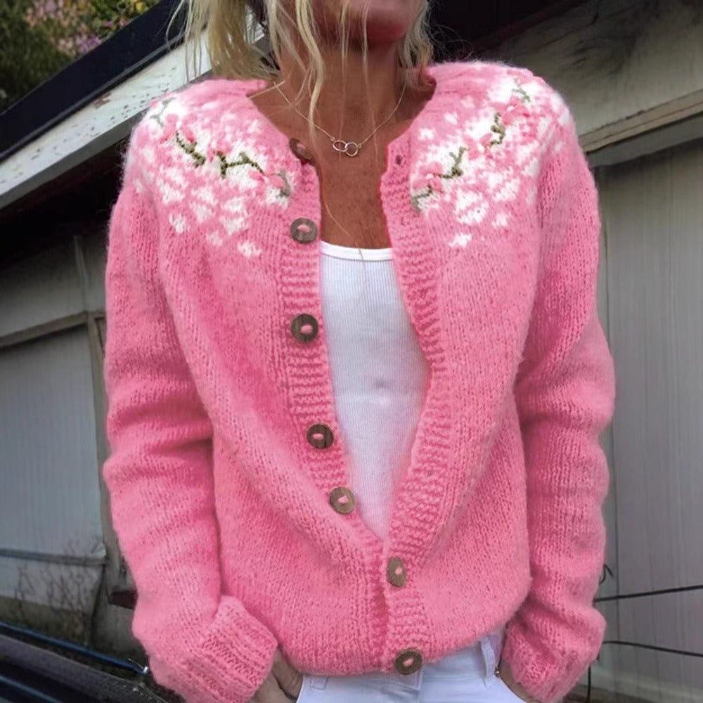 Vivian | Fair Isle Knit Cardigan