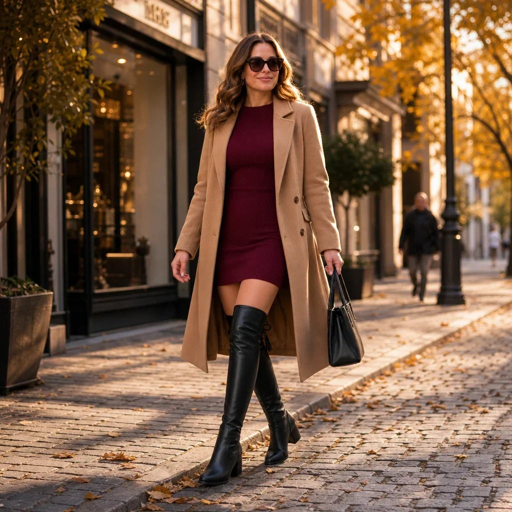 Legloria – Stretch Over-The-Knee Heeled Boots