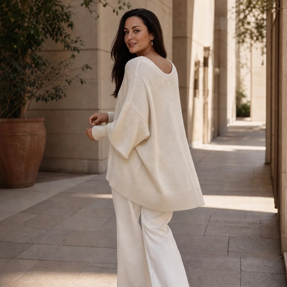 Lunavia – Mid-Length Knit Sweater