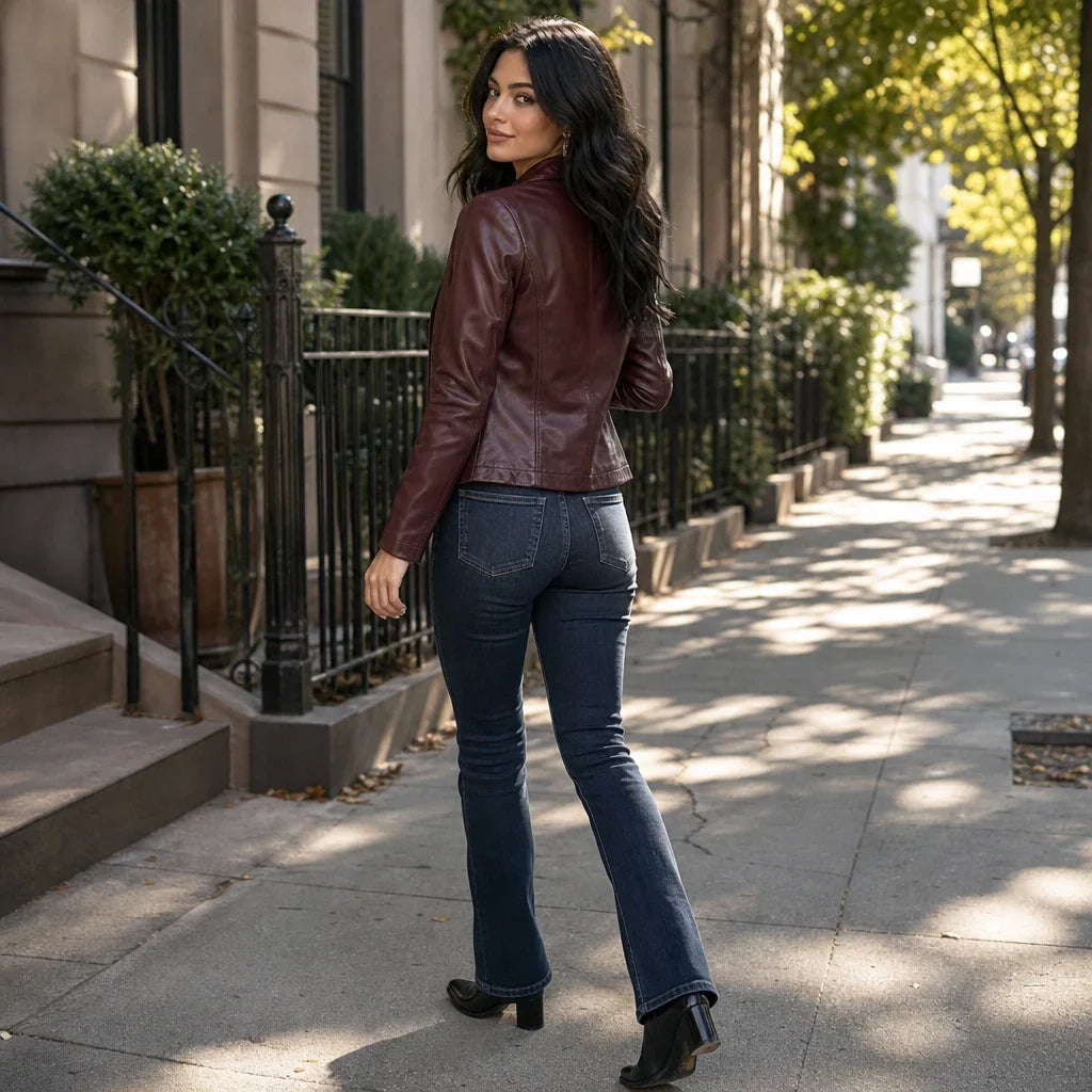 Silhouette – Slim-Fit Faux Leather Jacket