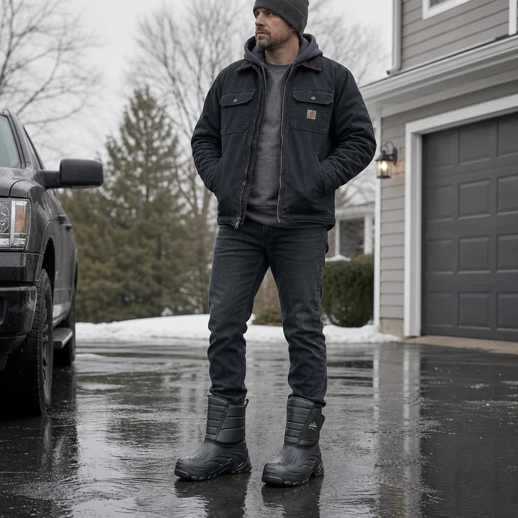 Snowlune – Plush-Lined Pull-On Winter Boots