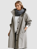 Elise | Water-Repellent Hooded Trench Coat