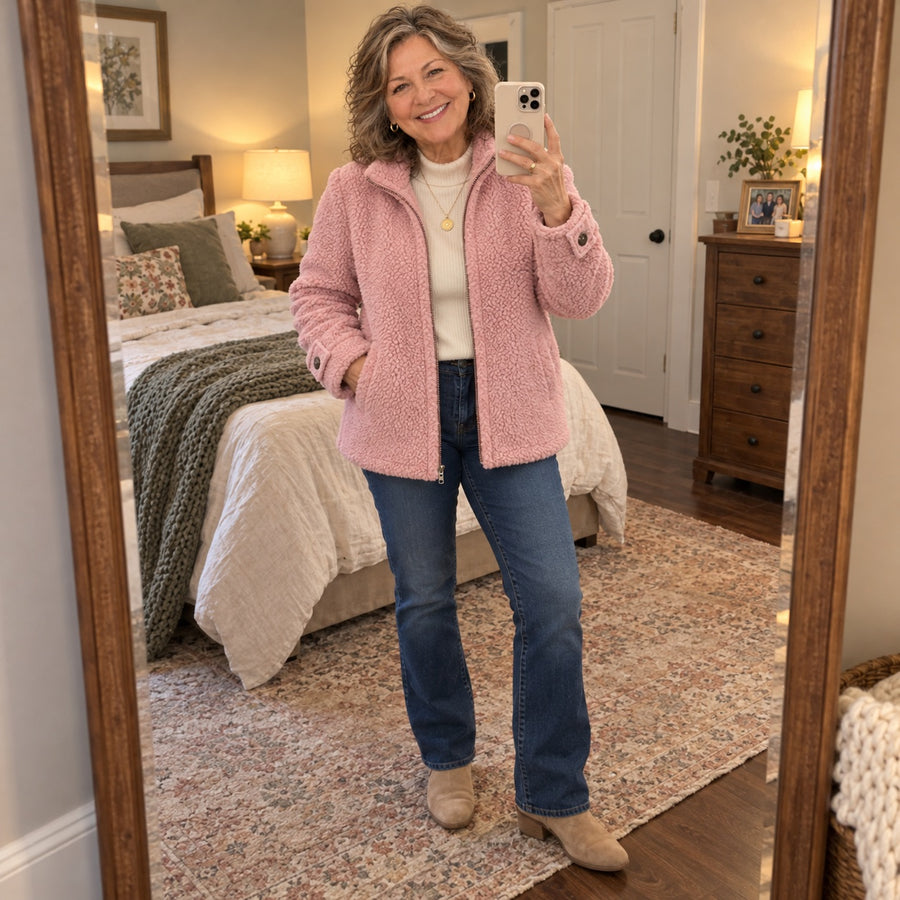 Vanessa | Sherpa Fleece Jacket