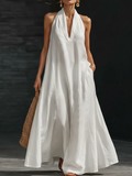 Aveline | Halter Maxi Dress