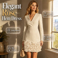 Noelle | Elegant V-Neck Long Sleeve Dress