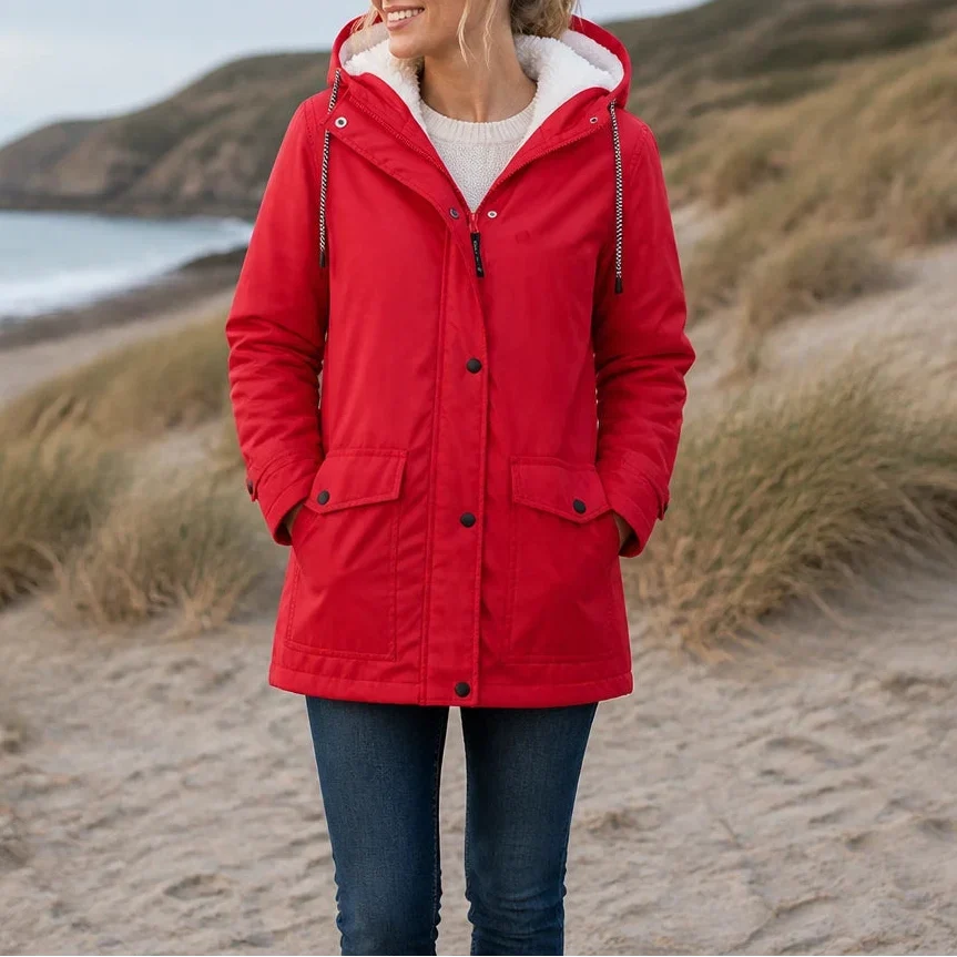 Windora – Fleece-Lined Hooded Winter Jacket