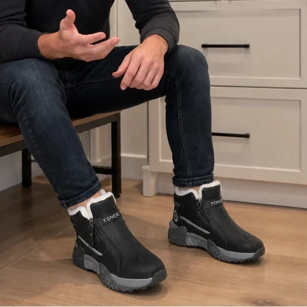 Frostelle – Fleece-Lined Zip Ankle Winter Boots