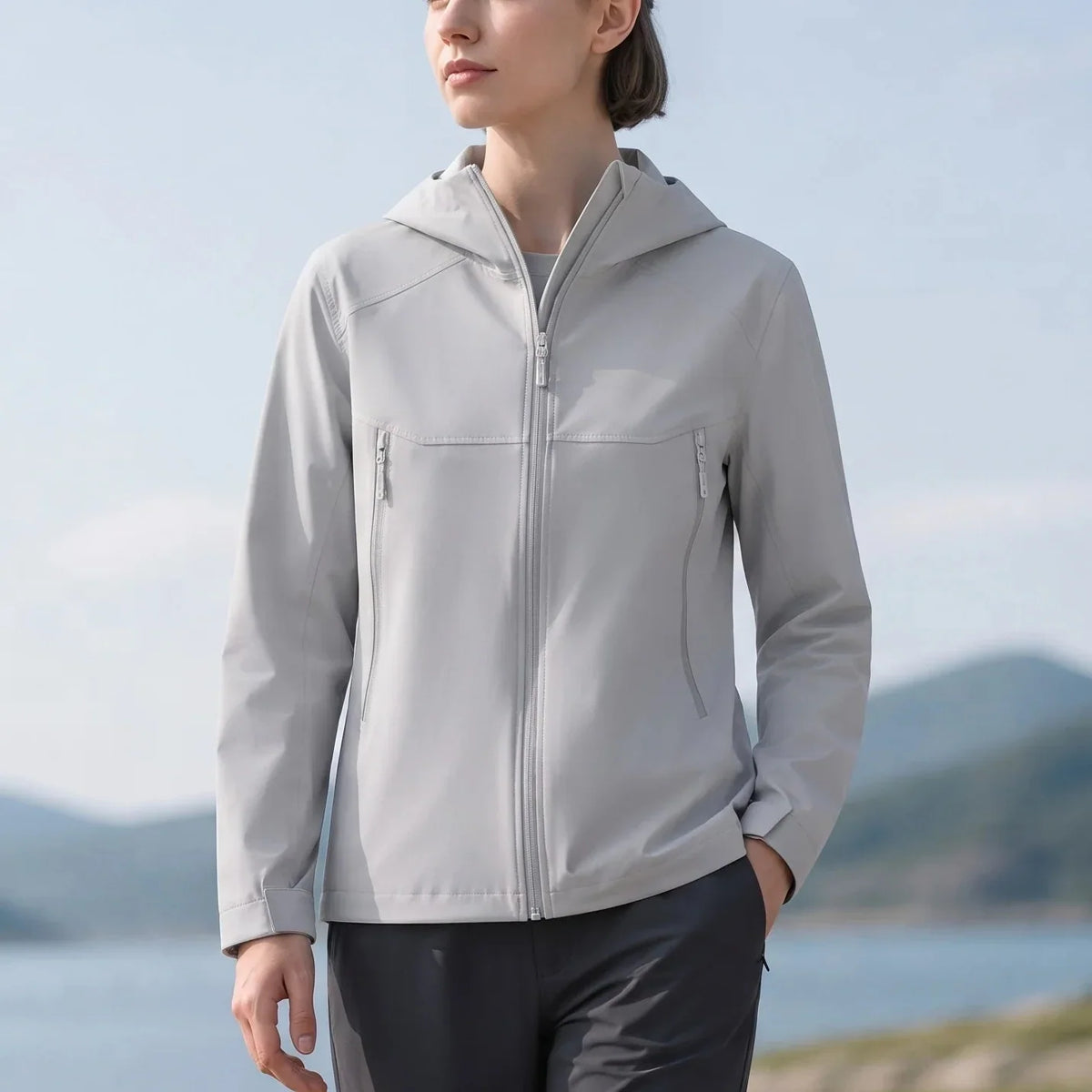 Trailform – Water-Repellent Hooded Softshell Jacket