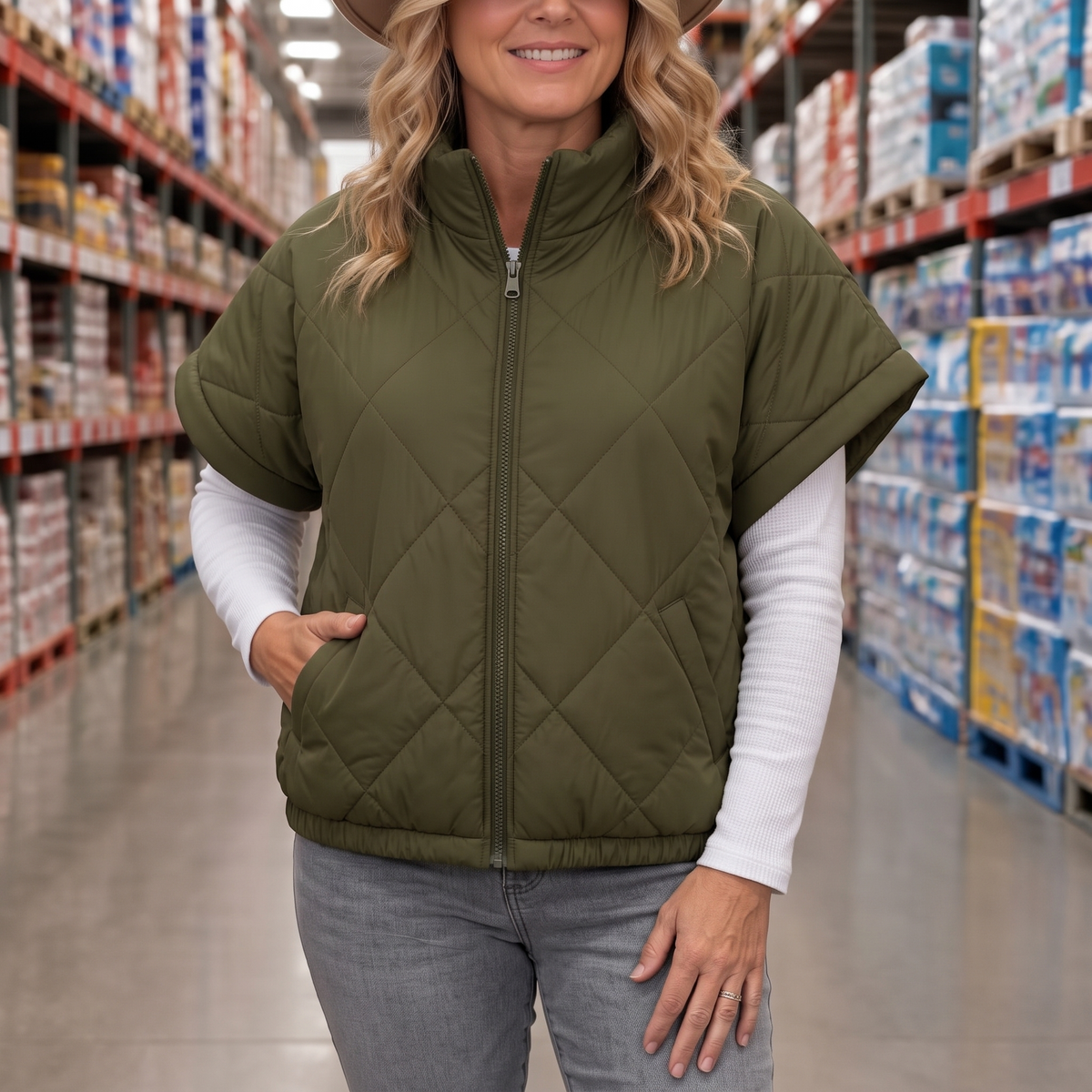 Quilta – Diamond-Quilted Vest